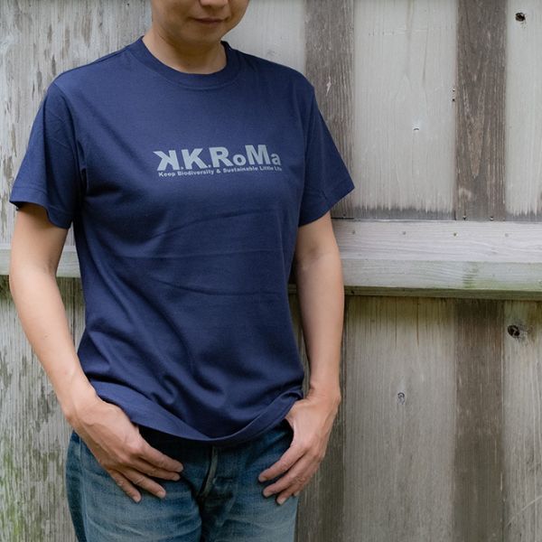 加計呂麻島Tシャツネイビー